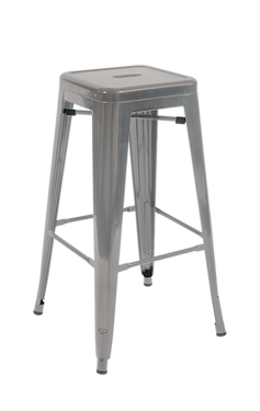 Picture of ERP-10C-BS Clear Coat Metal Bar stool