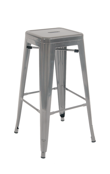 Picture of ERP-10C-BS Clear Coat Metal Bar stool