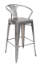Picture of ERP-12C-BS Indoor/Outdoor Steel Barstool in Clear Coat Finish