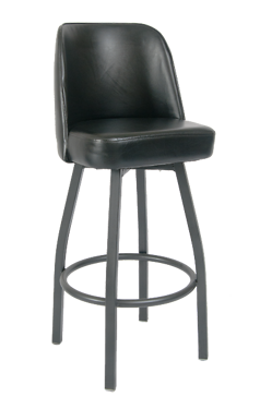 Picture of ERP-200-7 Swivel Barstool with black finish base