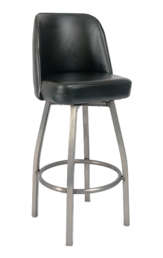Picture of ERP-200-8 Swivel Barstool with clear coat base