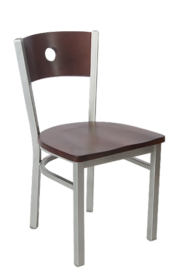 Picture of ERP-183 Grey Finish Circle Back Metal Chair