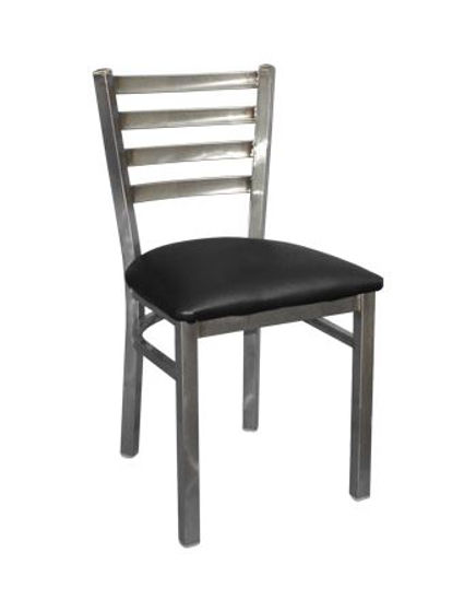 Picture of ERP-135C Clear Coated Ladder Back Metal Chair