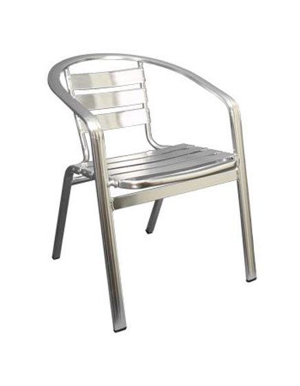 Picture of ERP-25 Aluminum Stack Chair w/ Armrest, 25
