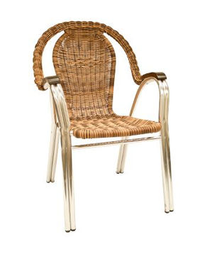 Picture of ERP-33 Aluminum Stack Chair w/ Armrest, 33