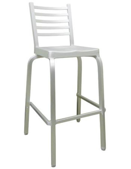 Picture of ERP-30-BS Ladder Back Aluminum Barstool