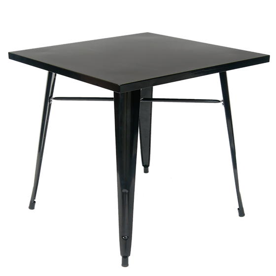 Picture of M3030 Steel Table in Clear/ Black Finish