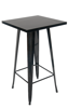 Picture of M2424-BAR Steel Bar Height Table in Clear/Black Finish