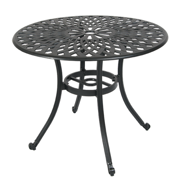 Picture of ALB36 36" Round Aluminum Table i Antique Bronze Finish