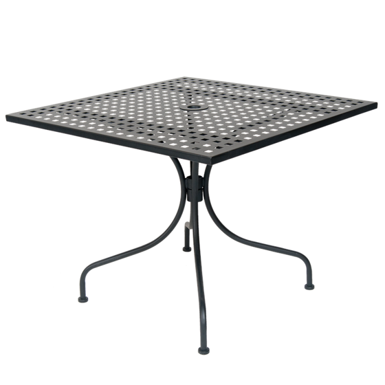 Picture of ERP-OT-SQUARE1 Black Mesh Top Table