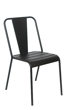 Picture of ERP-OF-11-B Black Iron Outdoor Chair