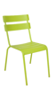 Picture of ERP-OF-16 Outdoor Steel Ladder Back Chair in Black/Blue/GreenFinish