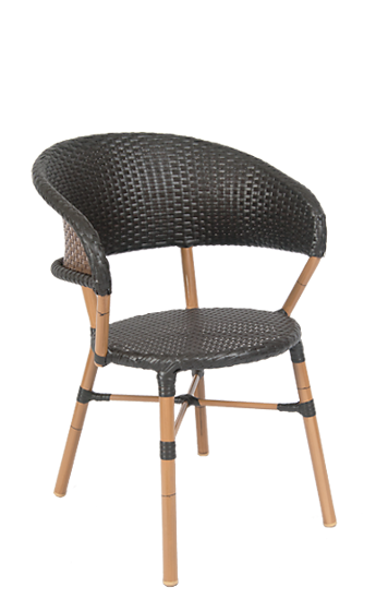 Picture of ERP-23 Aluminum Frame, Synthetic Wicker Chair