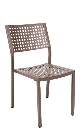 Picture of ERP-78 Aluminum Chair, Powder Coating in Rust Color