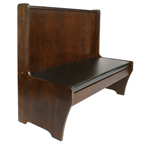 Picture of ERP-AWS-48-W Wood Booth, Single, Walnut