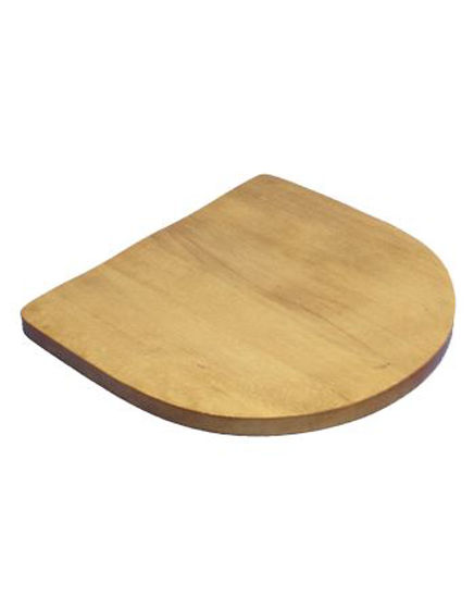 Picture of ERP-B80-N Wooden Saddle Seat , Natural, 1"