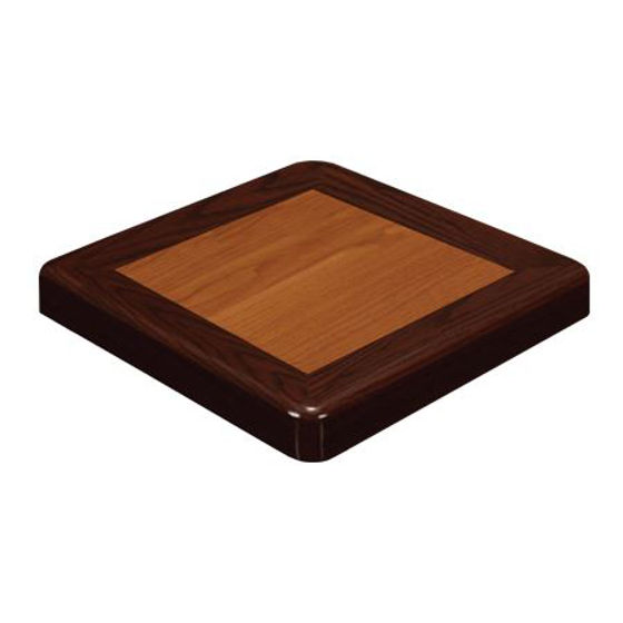 Picture of ERP-RD-MC Resin Table Top, Mahogany / Cherry