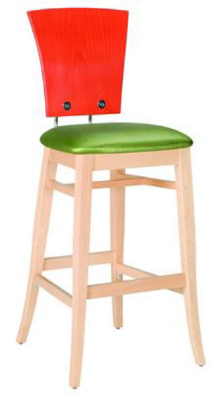 Picture of MJ-351N-R Mingja Classic 3 Barstool Chair 