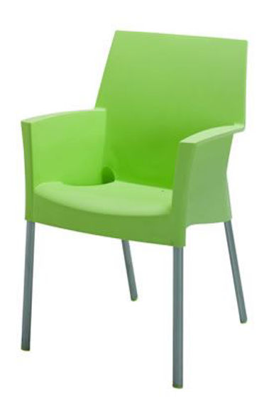 Picture of MJ-513G Mingja Plastic Arm Chair