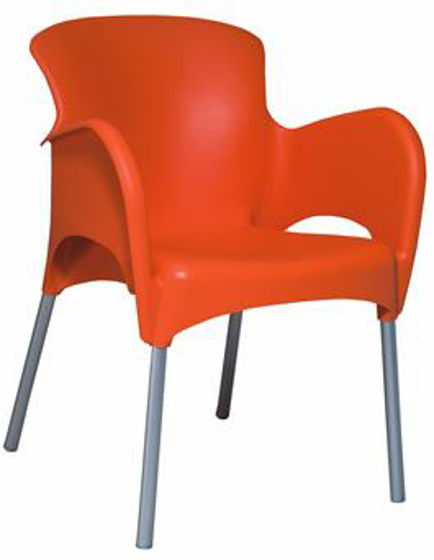 Picture of MJ-514G Mingja Plastic Arm Chair