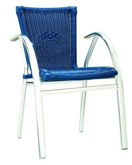 Picture of MJ-575BL Mingja Aluminum Arm Chair