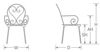 Picture of EMU PIGALLE ARM DINING CHAIR