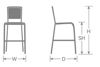 Picture of EMU LAURA BAR STOOL