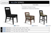 Picture of GAR FURNITURE ALLEN SERIES BAR CHAIR