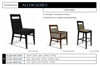 Picture of GAR FURNITURE ALLEN SERIES BAR CHAIR