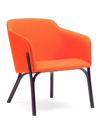 Picture of SPLIT LOUNGE ARMCHAIR UPHOLSTERED BY TON