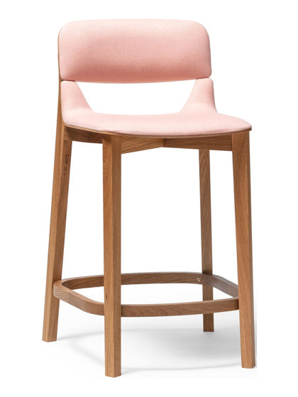 Picture of LEAF BARSTOOL UPHOLSTERED BY TON