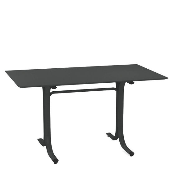 Picture of EMU TABLE SYSTEM BEVELED EDGE TOP ON FIXED BASE 55" x 32"