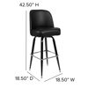 Metal Barstool with Swivel Bucket Seat XU-F-125-GG