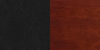 Lacey Series Solid Back Mahogany Wood Restaurant Barstool - Black Vinyl Seat XU-DG-W0094BAR-MAH-BLKV-GG