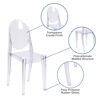 Ghost Side Chair in Transparent Crystal FH-111-APC-CLR-GG