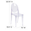 Ghost Side Chair in Transparent Crystal FH-111-APC-CLR-GG