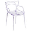 Nesting Series Transparent Stacking Side Chair FH-173-APC-GG