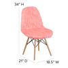 Shaggy Dog Hermosa Pink Accent Chair DL-12-GG