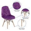 Shaggy Dog Purple Accent Chair DL-15-GG