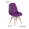 Shaggy Dog Purple Accent Chair DL-15-GG