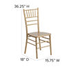 HERCULES Series Gold Wood Chiavari Chair XS-GOLD-GG