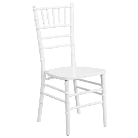 HERCULES Series White Wood Chiavari Chair XS-WHITE-GG 