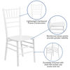 HERCULES Series White Wood Chiavari Chair XS-WHITE-GG 