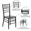 HERCULES Series Black Wood Chiavari Chair XS-BLACK-GG