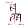 HERCULES Series Mahogany Wood Chiavari Chair XS-MAHOGANY-GG