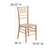 HERCULES Series Natural Wood Chiavari Chair XS-NATURAL-GG