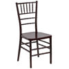 HERCULES PREMIUM Series Mahogany Resin Stacking Chiavari Chair LE-MAHOGANY-GG