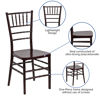 HERCULES PREMIUM Series Mahogany Resin Stacking Chiavari Chair LE-MAHOGANY-GG