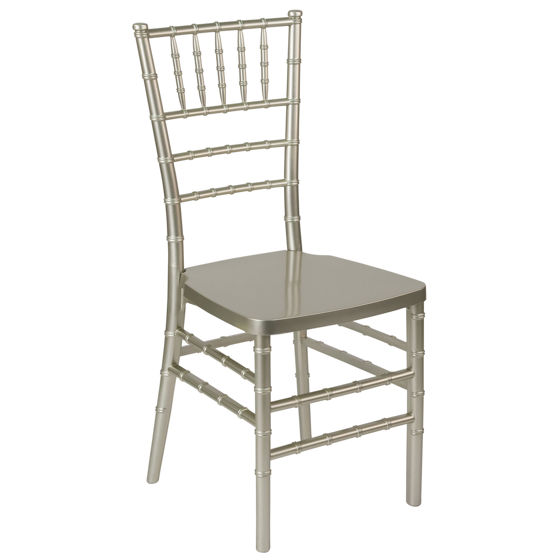 HERCULES PREMIUM Series Champagne Resin Stacking Chiavari Chair LE-CHAMP-GG