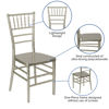 HERCULES PREMIUM Series Champagne Resin Stacking Chiavari Chair LE-CHAMP-GG